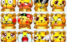 完美国际大老虎小猪小猴表情包下载，完美国际大老虎小猪小猴表情包免收费下载安装