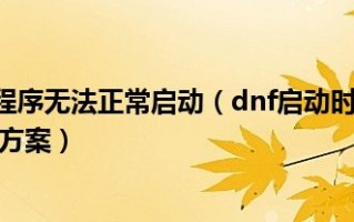 dnf消失运行错误_dnf运行时库错误